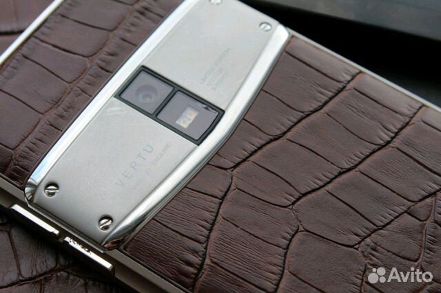 Vertu Constellation X Dark Brown Crocodile