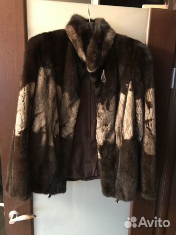Шуба норковая black lama
