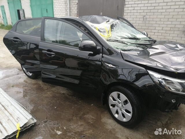 KIA Rio 1.6 МТ, 2017, битый, 22 000 км