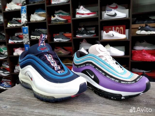 Кроссовки Nike Air Max 97 Obsidian White Pull Tab Кроссовки Nike Air Max 97 Obsidian White Pull Tab