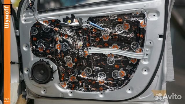 Топовый комплект шумоизоляции на 2 двери KIA Rio