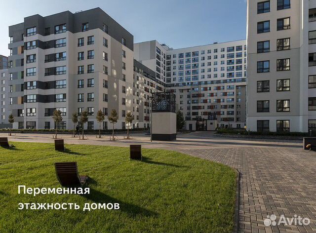 1-к квартира, 43.6 м², 3/16 эт. 1-к квартира, 43.6 м², 3/16 эт.