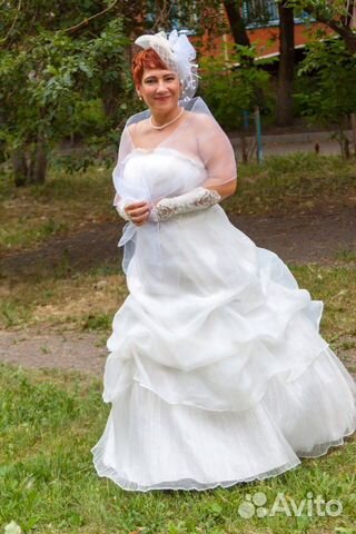 Свадебное платье пышное