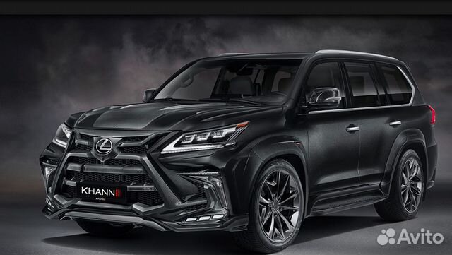 Lexus LX 570 Khann красный