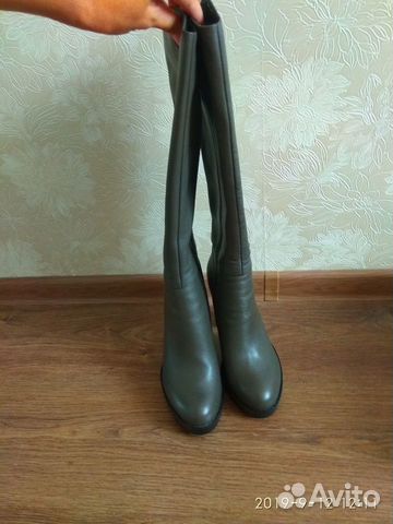 Сапоги новые кожаные