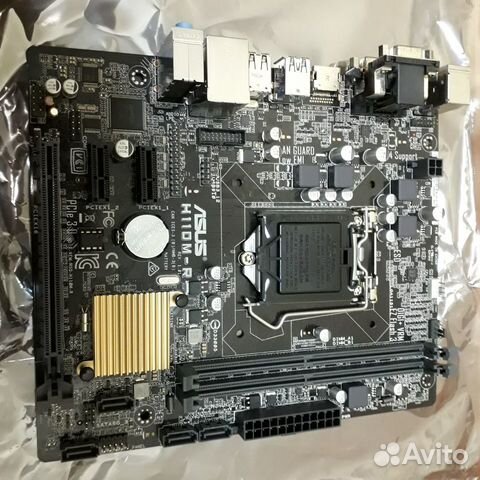 Asus h110m r не запускается