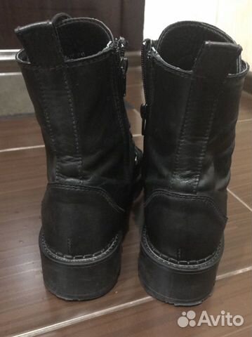 Ботинки осенние кожаные Zara 38р-р Ботинки осенние кожаные Zara 38р-р