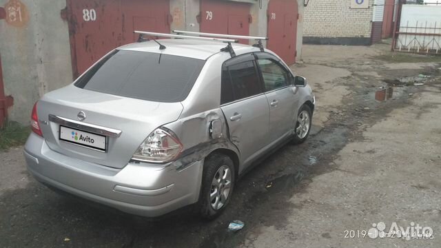 Nissan Tiida 1.6 МТ, 2008, битый, 140 000 км