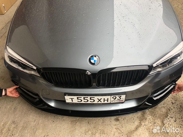 Губа Сплиттер BMW g30 чёрная Губа Сплиттер BMW g30 чёрная