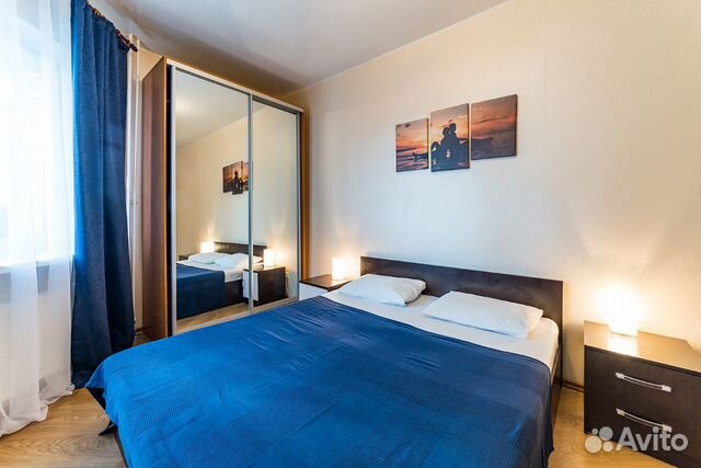 

1-к. квартира, 38 м², 2 кровати