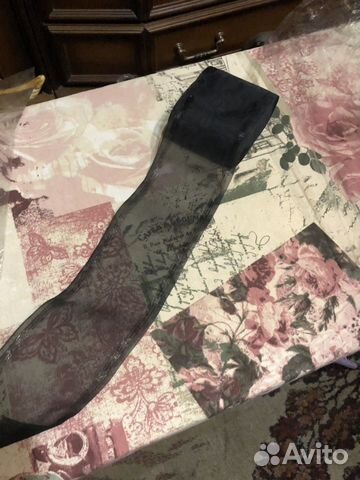 Лента капроновая,чёрная