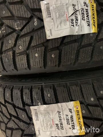 245/40R20 Dunlop SP Winter Ice Новый комплект 245/40R20 Dunlop SP Winter Ice Новый комплект