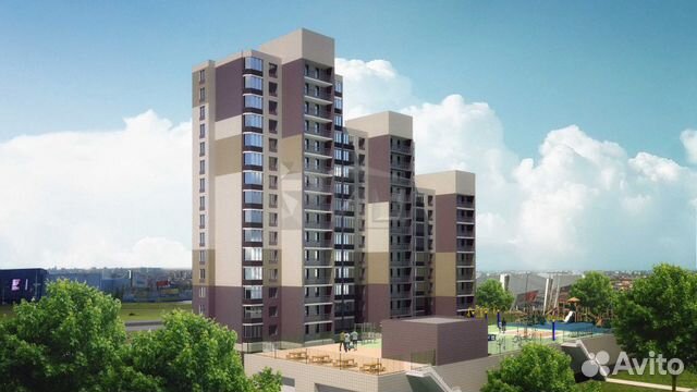 2-к квартира, 61.8 м², 5/16 эт.