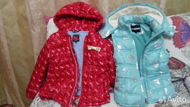 Куртка для девочки 5-6 лет. Жилет для девочки 4-6