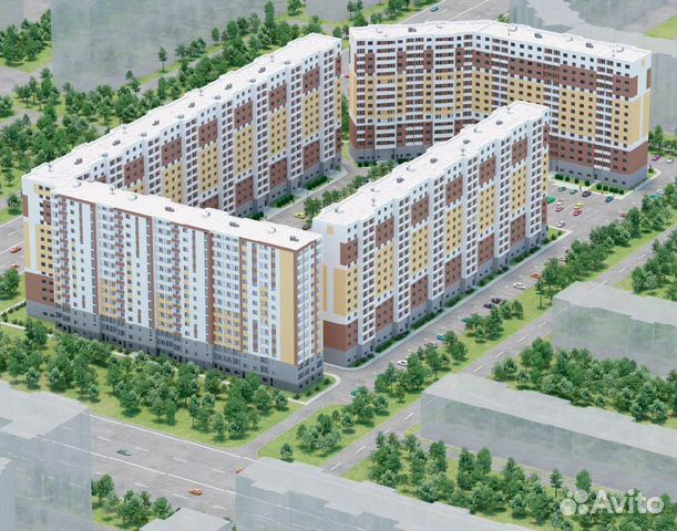 1-к квартира, 42 м², 7/14 эт.