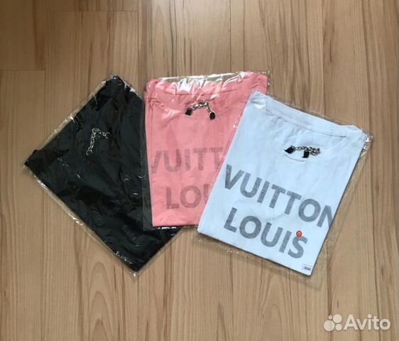 Футболка новая хлопок Louis Vuitton Футболка новая хлопок Louis Vuitton