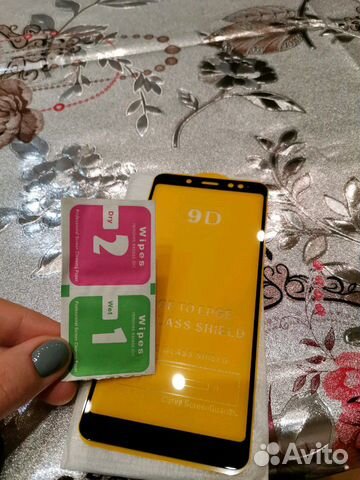 Защитное стекло (9D) на Xiaomi Redmi note 5