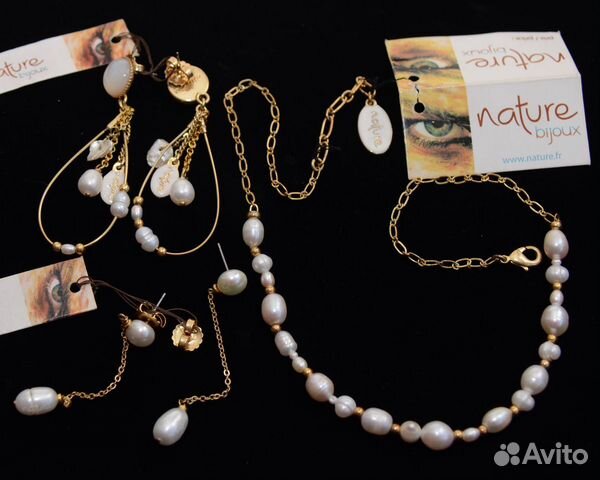 Колье и серьги Nature bijoux Франция