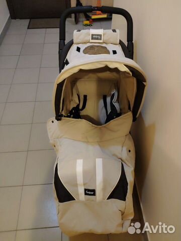 Прогулочная коляска Emmaljunga Scooter 2.0 бежевая
