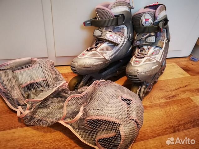 Коньки роликовые раздвижные 35-38 fila Коньки роликовые раздвижные 35-38 fila