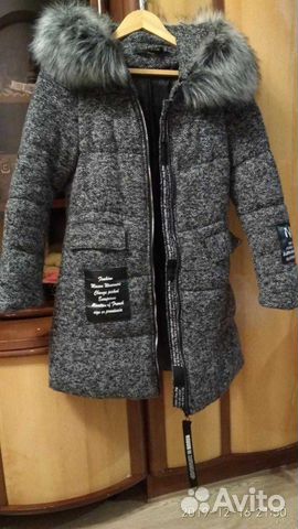 Куртка теплая зимняя, шапка и снуд Куртка теплая зимняя, шапка и снуд