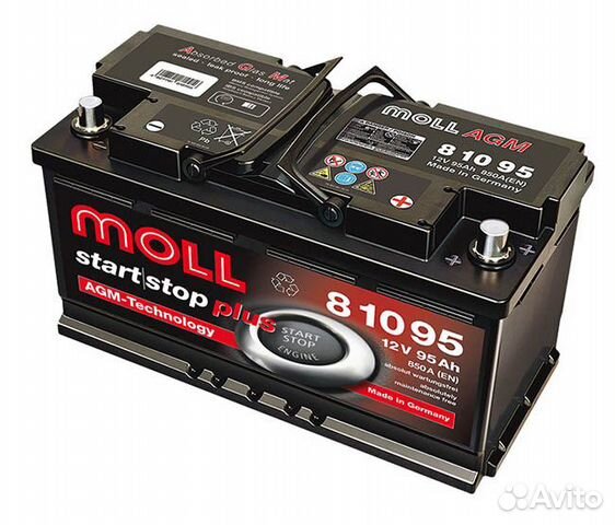 Аккумулятор moll AGM 95 А.ч для bmw x5 Аккумулятор moll AGM 95 А.ч для bmw x5