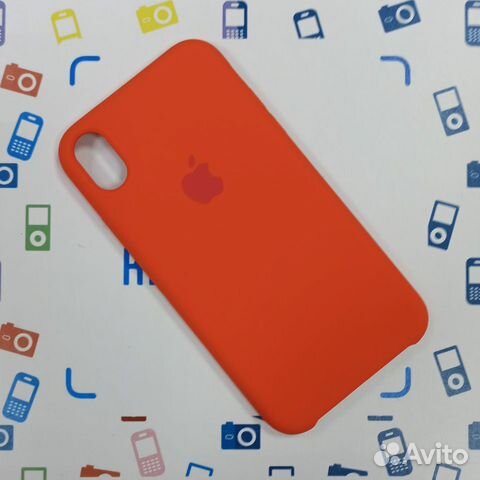 Чехол накладка iPhone XR Персиковый