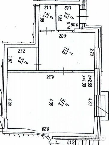 Помещение свободного назначения, 46.8 м² Помещение свободного назначения, 46.8 м²