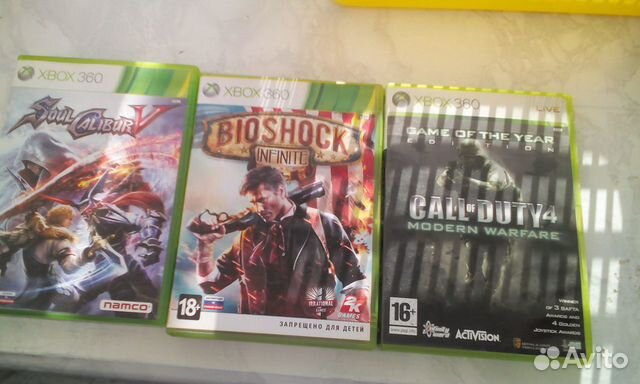 Лицензионные диски с играми для xbox360