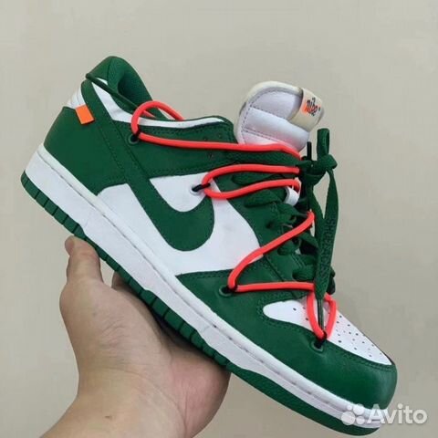 off white green nikes