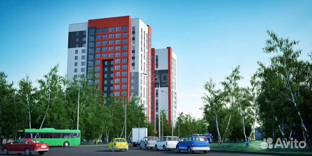 1-к квартира, 36.2 м², 4/17 эт.
