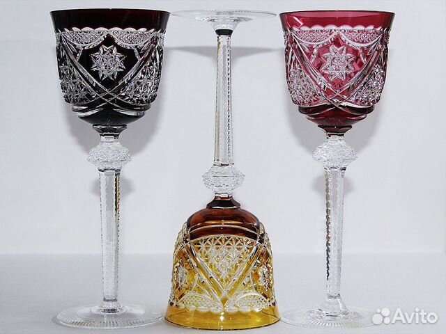 Barthmann Spode фужеры бокалы 23см 30PbO антик