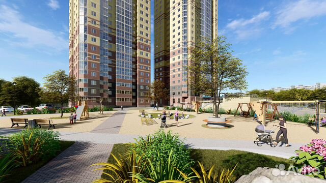 1-к квартира, 39.6 м², 7/24 эт.