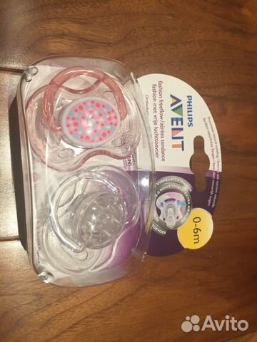 Пустышки Philips Avent 0-6 m