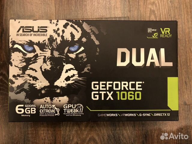 Asus Dual GTX 1060 (6GB) Asus Dual GTX 1060 (6GB)