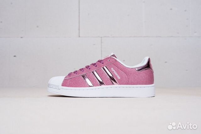 Кроссовки Adidas Superstar розовые