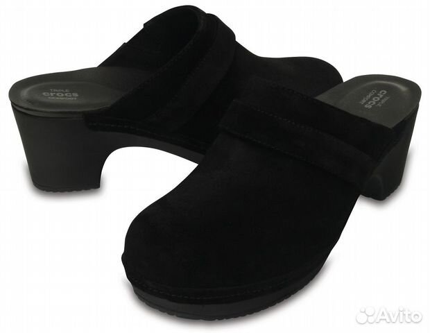 crocs sarah suede clog