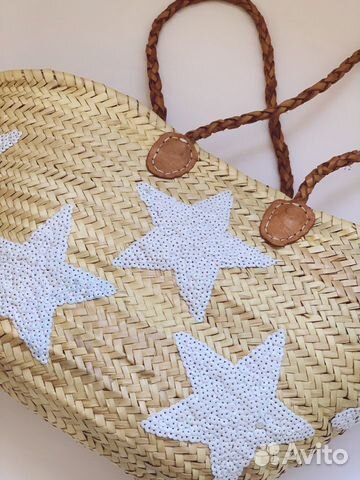 Соломенная сумка для отдыха