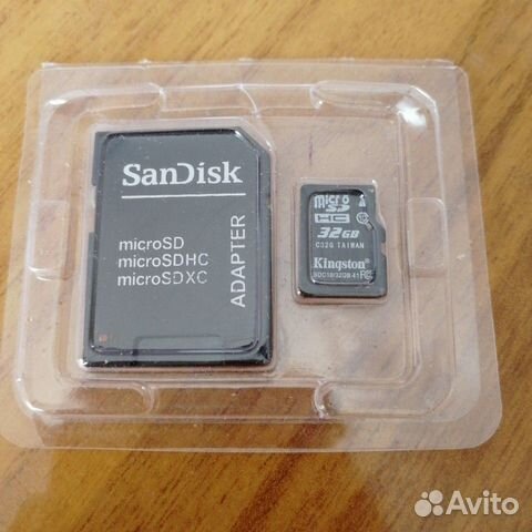Карта памяти MicroSD 32GB