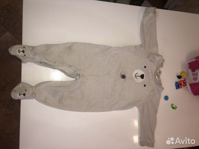 Комбинезон плюшевый h&m 74 Комбинезон плюшевый h&m 74