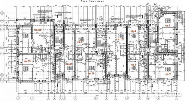 2-к квартира, 65.2 м², 1/3 эт.