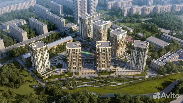 3-к квартира, 90.1 м², 3/17 эт.