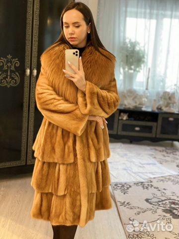 Шуба норка+песец Шуба норка+песец