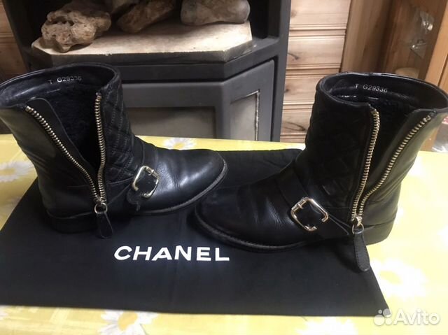 Chanel ботильоны-сапожки оригинал Chanel ботильоны-сапожки оригинал