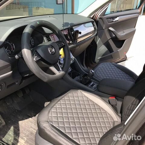 Чехлы Ромб на Skoda Kodiaq Чехлы Ромб на Skoda Kodiaq
