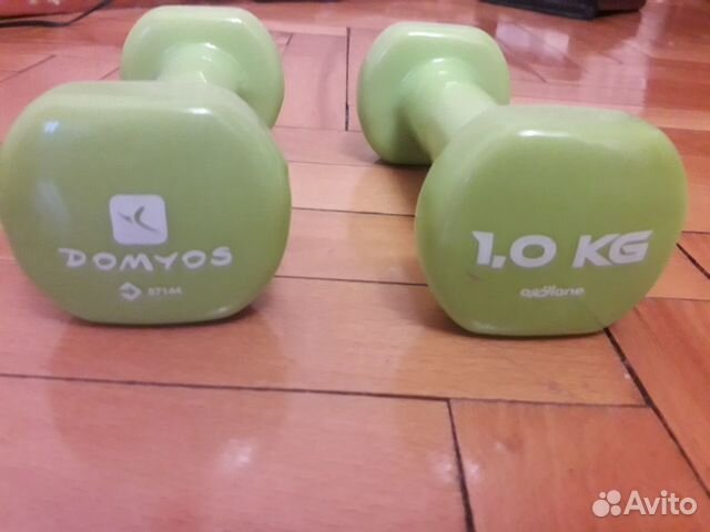 Гантели 2 шт по 1 кг