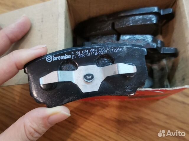 Колодки тормозные задние brembo P54034 для mitsubi Колодки тормозные задние brembo P54034 для mitsubi
