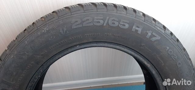 1 зимняя шина 225/65 R 17 Continental бу 1 зимняя шина 225/65 R 17 Continental бу
