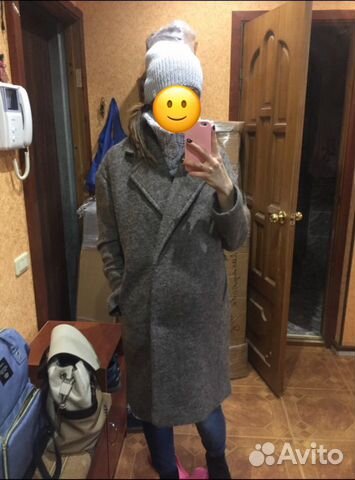 Пальто oversize ASOS подойдёт для беременных р.S