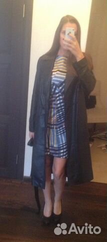 Кожаный плащ Zara Кожаный плащ Zara